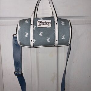 Juicy Couture Denim Crossbody Barrel Bag